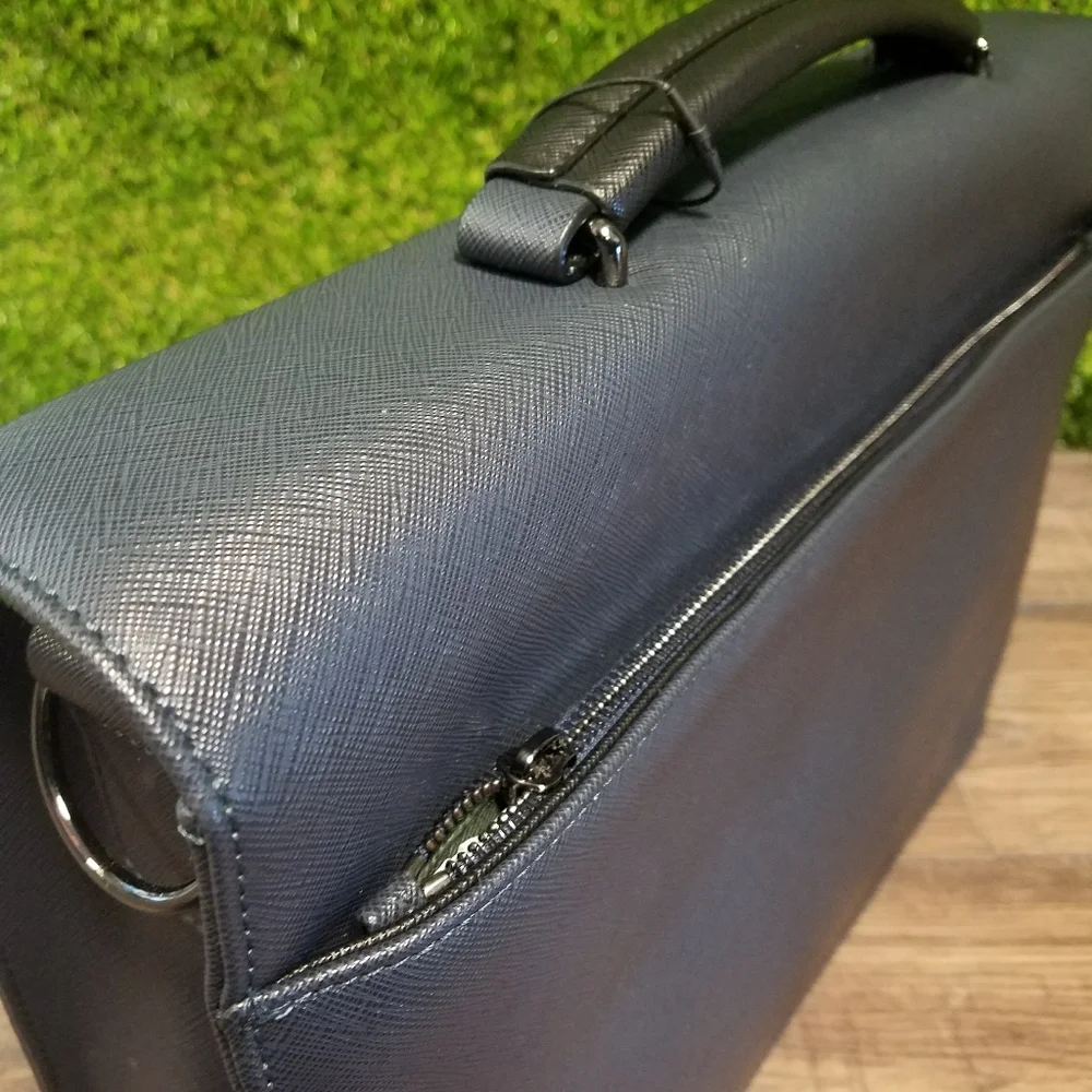 Ted Baker Lansky Cross Grain Satchel Briefcase